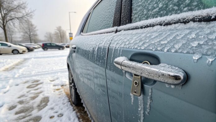 Замерз замок двери авто – что делать в мороз