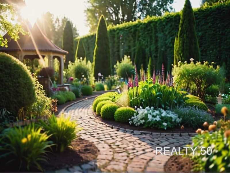 Выбор расположения ароматической дорожки и растений