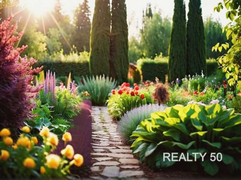 Зонирование и планировка цветников