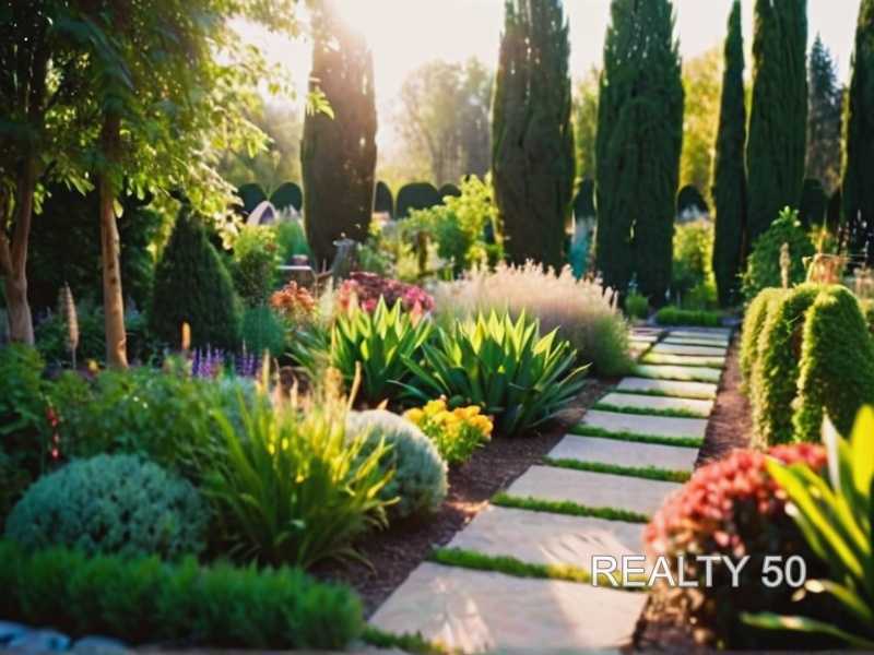 Зонирование с помощью растительных перегородок